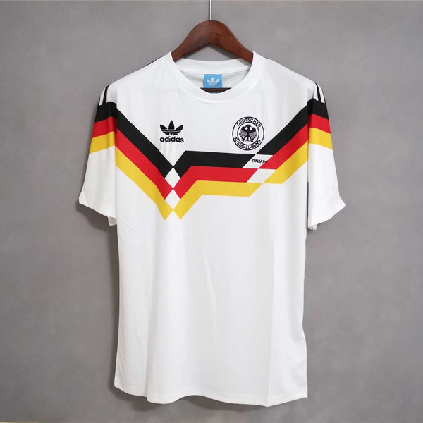Vintage 90s Adidas West Germany Style World Cup Jersey Large 